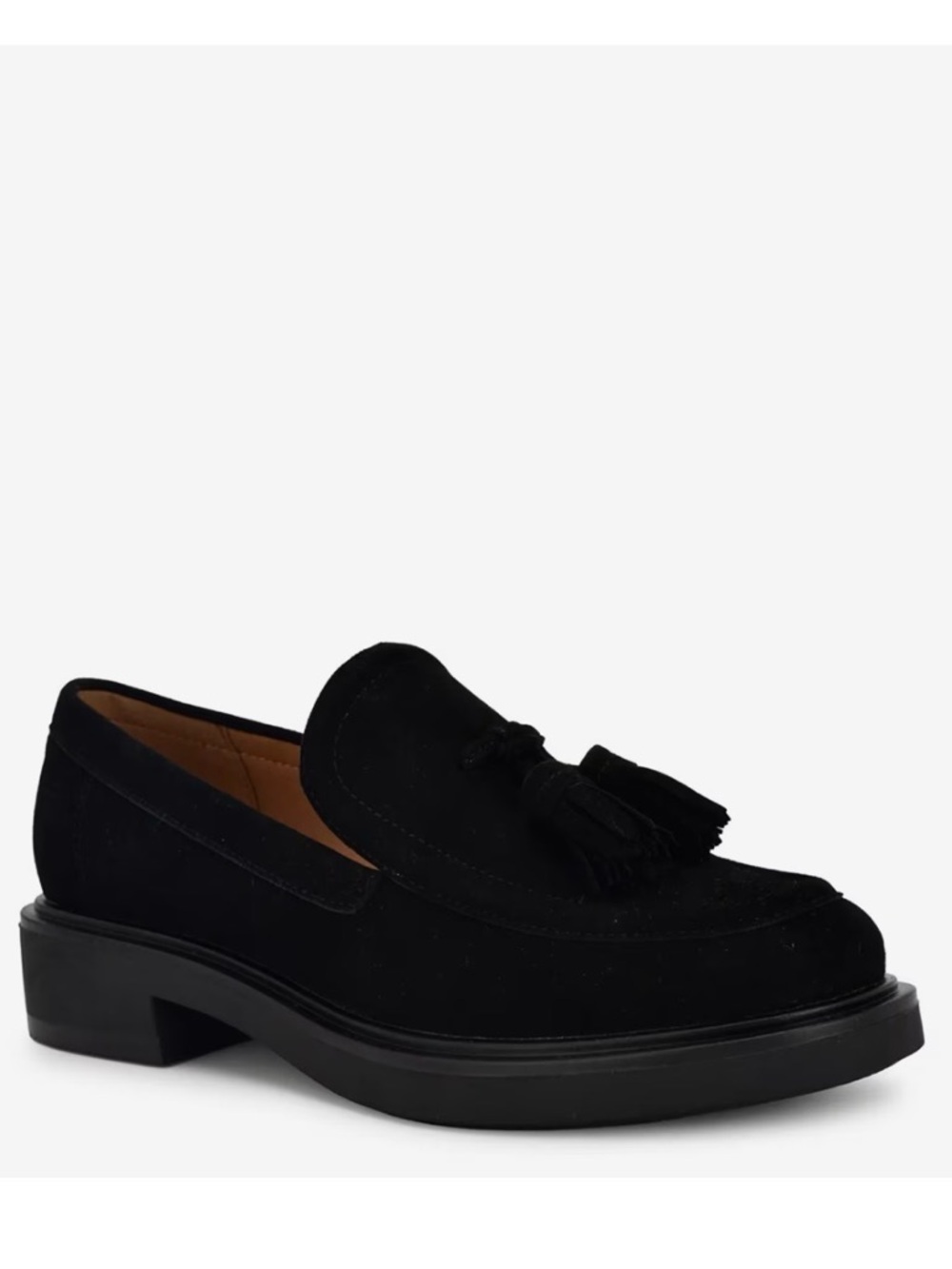NWT Women’s Size 8 Nine West Roker Suede Leather Loafers with Tassels (ABBA)
